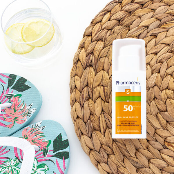 Pharmaceris S- Medi akne- solbeskyttelse til akne hud